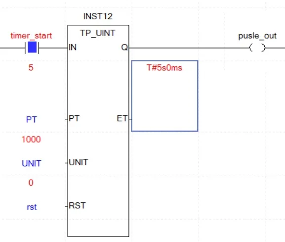 img/honeywell timer/Honeywell PLC Pulse timer with integer setting (TP_UINT) Instruction Tutorials.webp